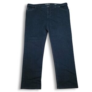Brax Cooper Denim Pants Mens *Fits 43 x 31 Dark‎ Blue Wash Stretch Jeans